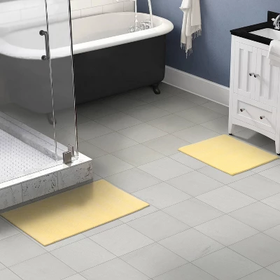 2pc Nylon Washable Bathroom Rug Set Yellow - Garland Rug 2pc Nylon Washable Bathroom Rug Set Yellow - Garland Rug -Bathroom Products Store GUEST 833ed364 c68b 464a b870 e8c8cd935c39
