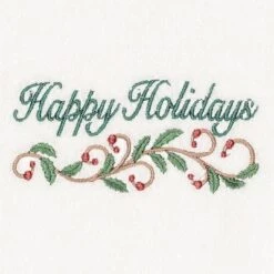 2pk Happy Holidays Hand Towel Set White - Linum Home Textiles -Bathroom Products Store GUEST 84de8f3f 37b7 4b1e ac49 da6045ed0119