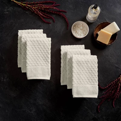 6pc Cotton Diamond Textured Hand Towel Set - Isla Jade 6pc Cotton Diamond Textured Hand Towel Set - Isla Jade -Bathroom Products Store GUEST 8521c283 85bd 46f9 9109 fe1929a70a31