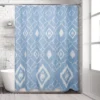 Coastal Ikat Shower Curtain Blue - Allure Home Creations -Bathroom Products Store GUEST 868b1be0 b82b 495a bffd 9f89e33a7cb6