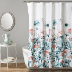 Zuri Flora Shower Curtain - Lush Décor -Bathroom Products Store GUEST 86be3a5d e33f 432f 89c4 c5396b3236f5