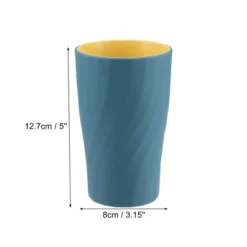Unique Bargains Spiral Pattern Bathroom Tumblers Bathroom Toothbrush Cup 5.00''x3.15'' 380ml -Bathroom Products Store GUEST 8831881a caeb 455d 8aff 70ea63291bea