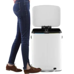 Happimess Marco Rectangular 10.5-Gallon Double Bucket Trash Can With Soft-Close Lid 4 Happimess Marco Rectangular 10.5-Gallon Double Bucket Trash Can With Soft-Close Lid -Bathroom Products Store GUEST 885afe80 45ce 46e4 811e dc2a19b91710