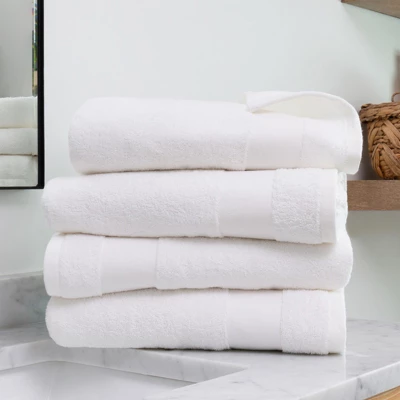 Set Of 4 Bath Towels, 100% Super Plush Premium Cotton - Becky Cameron Set Of 4 Bath Towels, 100% Super Plush Premium Cotton - Becky Cameron -Bathroom Products Store GUEST 8b3f88fa 81c0 41b5 bcfe d69ce3493d72