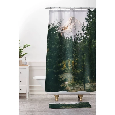 Hannah Kemp Mount Hood XV Shower Curtain Green - Deny Designs Hannah Kemp Mount Hood XV Shower Curtain Green - Deny Designs -Bathroom Products Store GUEST 8ce7b4c1 30ce 4a6c b61f 8f8a3d57a165