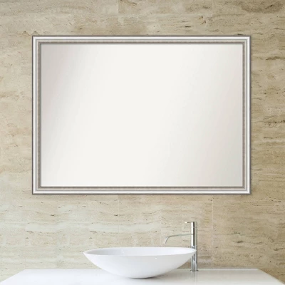 41" x 30" Non-Beveled Salon Silver Narrow Bathroom Wall Mirror - Amanti Art 41" X 30" Non-Beveled Salon Silver Narrow Bathroom Wall Mirror - Amanti Art -Bathroom Products Store GUEST 8d1c59ad cedf 460d b30c cd59c6ebef9e