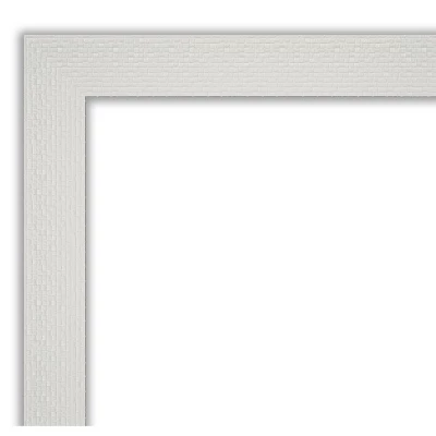 23" x 29" Non-Beveled Mosaic Bathroom Wall Mirror White - Amanti Art 23" X 29" Non-Beveled Mosaic Bathroom Wall Mirror White - Amanti Art -Bathroom Products Store GUEST 8f5a1819 6399 4c7a 9aeb dc30e662074b