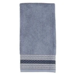 Cubes Stylish Embroidered Diamond Patterned Terry Hand Towel 26in X 16in By SKL Home -Bathroom Products Store GUEST 901f4934 a480 40d9 af7d 4a91c02097c0