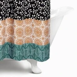 Bohemian Stripe Shower Curtain - Lush Décor -Bathroom Products Store GUEST 91a38018 2cc3 4d9a b1d6 b8492afa4f63