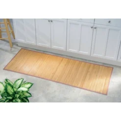 Rayon Made From Bamboo Bath Mat Runner Tan - IDESIGN -Bathroom Products Store GUEST 937eedd4 5699 4930 8468 fa622e5fbdb0