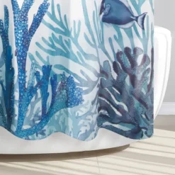 Deep Sea Shower Curtain Blue - Allure Home Creations -Bathroom Products Store GUEST 93c8241c 3db3 4775 914f e3acab91b368