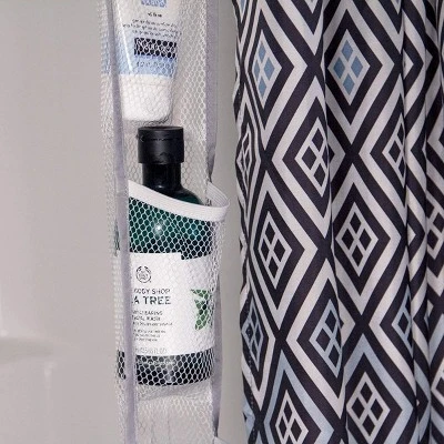 Grand Fusion - Hanging Shower Caddy 2 pk - Hanging Fabric Shower Caddy Mesh Design attaches to shower rod via grommets or hook and loop straps. Holds Shampoo, Body Wash, Razors, Poufs Grand Fusion - Hanging Shower Caddy 2 Pk - Hanging Fabric Shower Caddy Mesh Design Attaches To Shower Rod Via Grommets Or Hook And Loop Straps. Holds Shampoo, Body Wash, Razors, Poufs -Bathroom Products Store GUEST 948f6524 6261 42a3 83b0 ce2fea6537b1