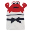 Hudson Baby Infant Boy Cotton Animal Face Hooded Towel, Mr Crab, One Size -Bathroom Products Store GUEST 962498eb fb3a 417b 9c50 49a12a99ae91