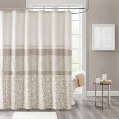 72"x72" Casey Printed and Embroidered Shower Curtain - 510 Designs 72"x72" Casey Printed And Embroidered Shower Curtain - 510 Designs -Bathroom Products Store GUEST 97eb1c17 e70e 41c5 adc7 9cd7fe8343f7