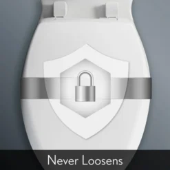 Caswell Never Loosen Elongated Antimicrobial Plastic Soft Close Toilet Seat White - Mayfair By Bemis -Bathroom Products Store GUEST 989e3ddd 05ed 4ab3 bc7e eddb761b8c71