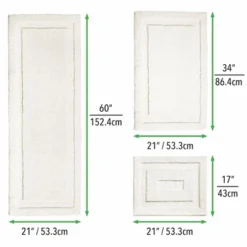 MDesign Microfiber Polyester Bathroom Spa Mat Rugs/Runner, Set Of 3 5 MDesign Microfiber Polyester Bathroom Spa Mat Rugs/Runner, Set Of 3 -Bathroom Products Store GUEST 98b354df e9ec 472f 8ec1 55de5a6bfbd8