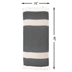 Deerlux 100% Cotton Hand Towels, Set Of 2 18" X 40" Diamond Peshtemal Kitchen And Bath Towels -Bathroom Products Store GUEST 9b2f69a2 f03c 47be 804e 4b461d838d6a