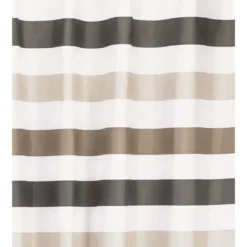 Cabana Shower Curtain White/Brown - Moda At Home -Bathroom Products Store GUEST 9b38e625 6226 46a5 94ef 4f72a4a5102a