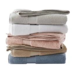 6pc Solid Turkish Cotton Bath Towel Set - Brooklyn Loom -Bathroom Products Store GUEST 9b4e0a95 576e 4150 b1a7 3e7bbfaf1831