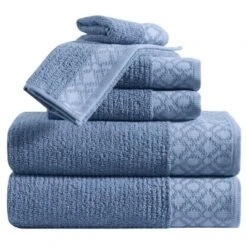 Market & Place Turkish Cotton Luxury 6-Piece Bath Towel Set -Bathroom Products Store GUEST 9ce15202 a7bb 425f 9564 e135cc6bc520