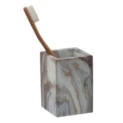 Agate Square Bathroom Tumbler - Elle Décor