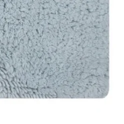Orbit Bath Rug 220 GSF Soft Plush Cotton Non Skid Back Light Blue By Knightsbridge