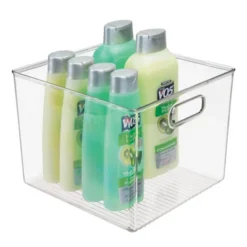 MDesign Plastic Bathroom Storage Bin Tote With Handles -Bathroom Products Store GUEST a1f9a4e0 3fdf 4707 a1cd 419c6671a022