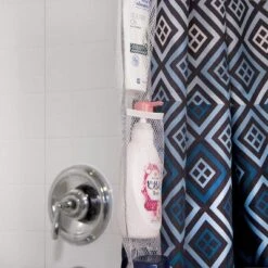 Grand Fusion - Hanging Shower Caddy 2 Pk - Hanging Fabric Shower Caddy Mesh Design Attaches To Shower Rod Via Grommets Or Hook And Loop Straps. Holds Shampoo, Body Wash, Razors, Poufs 5 Grand Fusion - Hanging Shower Caddy 2 Pk - Hanging Fabric Shower Caddy Mesh Design Attaches To Shower Rod Via Grommets Or Hook And Loop Straps. Holds Shampoo, Body Wash, Razors, Poufs -Bathroom Products Store GUEST a250ce93 a4df 4650 999d a897c1848d80