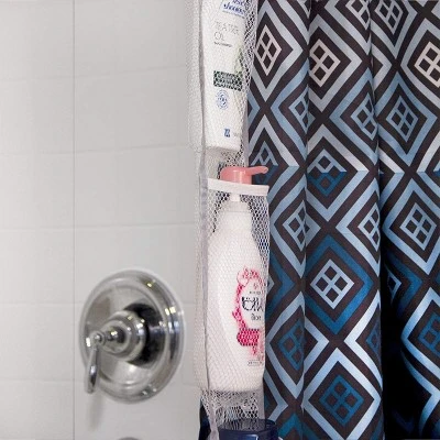 Grand Fusion - Hanging Shower Caddy 2 pk - Hanging Fabric Shower Caddy Mesh Design attaches to shower rod via grommets or hook and loop straps. Holds Shampoo, Body Wash, Razors, Poufs Grand Fusion - Hanging Shower Caddy 2 Pk - Hanging Fabric Shower Caddy Mesh Design Attaches To Shower Rod Via Grommets Or Hook And Loop Straps. Holds Shampoo, Body Wash, Razors, Poufs -Bathroom Products Store GUEST a250ce93 a4df 4650 999d a897c1848d80