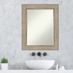 Amanti Art Trellis Silver Petite Bevel Wood Bathroom Wall Mirror 30 X 24 In. 7 Amanti Art Trellis Silver Petite Bevel Wood Bathroom Wall Mirror 30 X 24 In. -Bathroom Products Store GUEST a262072a ed99 4071 bfb6 c9debb39f495