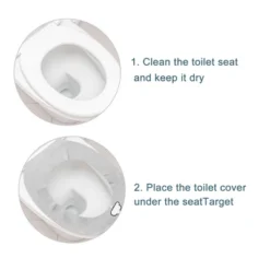 Unique Bargains Stretchable Thicker Toilet Seat Cover Pad Lid With Handle Bathroom Washable Reusable -Bathroom Products Store GUEST a2632c7e 628c 44cf 83f4 260eec79d437
