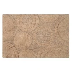 Orbit Bath Rug 220 GSF Soft Plush Cotton Non Skid Back Natural By Knightsbridge -Bathroom Products Store GUEST a3887f42 c3b6 4a7b b129 53254d55cdf2