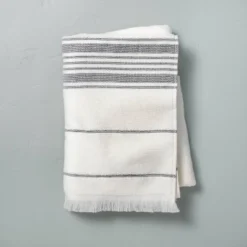 Multistripe Bath Towels Cream/Gray - Hearth & Hand™ With Magnolia -Bathroom Products Store GUEST a3ab88f0 8654 425b a1f7 f62caee554f1