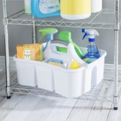 Sterilite Versatile Multi Use Large Home Divided Plastic Storage Tote Caddy With 4 Compartments And Carry Handle For Bathrooms, Dorms, White (12 Pack) 4 Sterilite Versatile Multi Use Large Home Divided Plastic Storage Tote Caddy With 4 Compartments And Carry Handle For Bathrooms, Dorms, White (12 Pack) -Bathroom Products Store GUEST a706153a 7d3c 4f3c a8cb d9feb7e44562