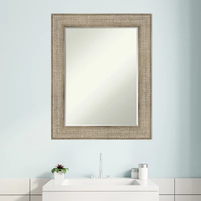 Amanti Art Trellis Silver Petite Bevel Wood Bathroom Wall Mirror 30 x 24 in. Amanti Art Trellis Silver Petite Bevel Wood Bathroom Wall Mirror 30 X 24 In. -Bathroom Products Store GUEST a85954d4 8ee6 4f52 a62f 04d18a7c47b6