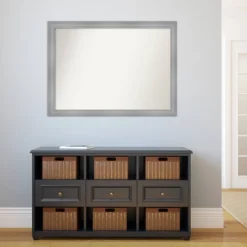 42" X 31" Non-Beveled Flair Bathroom Wall Mirror Polished Nickel - Amanti Art 5 42" X 31" Non-Beveled Flair Bathroom Wall Mirror Polished Nickel - Amanti Art -Bathroom Products Store GUEST a8f40e63 97f6 41d9 ae35 9b4600690e60