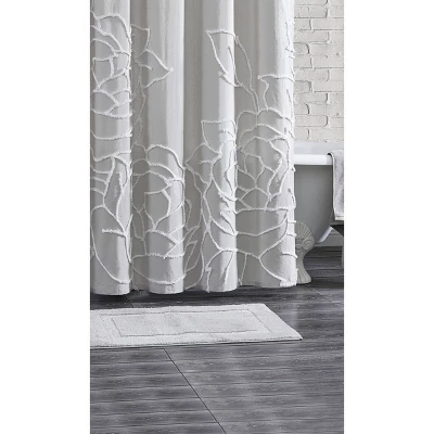 Chenille Rose Shower Curtain - Peri Home Chenille Rose Shower Curtain - Peri Home -Bathroom Products Store GUEST aa9621f6 1e5c 4b2c a00b 5073aa4a2187