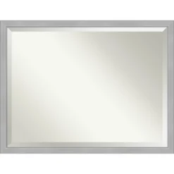 Vista Brushed Framed Bathroom Vanity Wall Mirror Nickel - Amanti Art 15 Vista Brushed Framed Bathroom Vanity Wall Mirror Nickel - Amanti Art -Bathroom Products Store GUEST ab21e234 0d2b 4545 98b6 e4859011302f