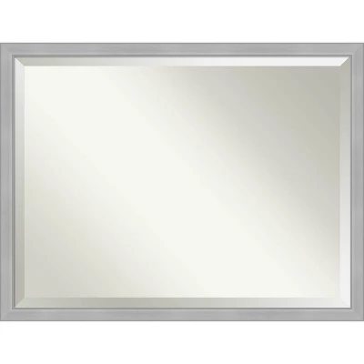 Vista Brushed Framed Bathroom Vanity Wall Mirror Nickel - Amanti Art Vista Brushed Framed Bathroom Vanity Wall Mirror Nickel - Amanti Art -Bathroom Products Store GUEST ab21e234 0d2b 4545 98b6 e4859011302f