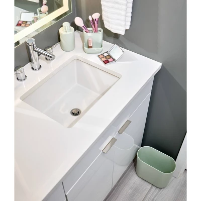 3pc Cade Bath Accessories Green Tint - iDESIGN 3pc Cade Bath Accessories Green Tint - IDESIGN -Bathroom Products Store GUEST ace55d26 8ac6 4cf2 b87e f35d2f4eed7e