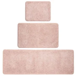 MDesign Spa Rug For Bathroom, Varied Sizes, Set Of 3 -Bathroom Products Store GUEST ad0a1983 cad3 4fcb 97ab e6ebee694c14