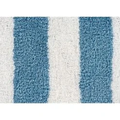 2pc Striped Washable Bathroom Rug Set Basin Blue/White - Garland Rug 3 2pc Striped Washable Bathroom Rug Set Basin Blue/White - Garland Rug -Bathroom Products Store GUEST afd95114 d6eb 4da0 8e09 71f18ebe1b50