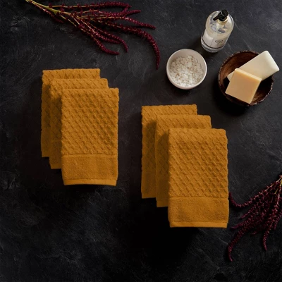 6pc Cotton Diamond Textured Hand Towel Set - Isla Jade 6pc Cotton Diamond Textured Hand Towel Set - Isla Jade -Bathroom Products Store GUEST b016efbe f8a5 4755 bb27 29de141c55ac