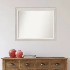 33" X 27" Non-Beveled Trio White Wash Silver Bathroom Wall Mirror - Amanti Art 6 33" X 27" Non-Beveled Trio White Wash Silver Bathroom Wall Mirror - Amanti Art -Bathroom Products Store GUEST b0fa8967 d0a0 46e0 9ed9 c76fba917306