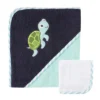 Luvable Friends Baby Boy Cotton Hooded Towel And Washcloth, Turtle, One Size 1 Luvable Friends Baby Boy Cotton Hooded Towel And Washcloth, Turtle, One Size -Bathroom Products Store GUEST b216baf8 7fd8 45b8 b735 fd031687e53a