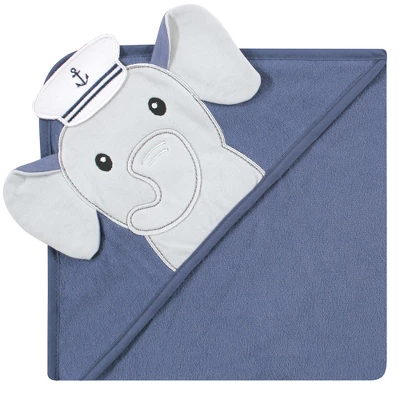 Hudson Baby Infant Boy Cotton Rich Hooded Towels, Sailor Elephant, One Size Hudson Baby Infant Boy Cotton Rich Hooded Towels, Sailor Elephant, One Size -Bathroom Products Store GUEST b38063b8 9ac4 4579 987e 4b15c13a7ca5