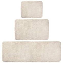 MDesign Spa Rug For Bathroom, Varied Sizes, Set Of 3 -Bathroom Products Store GUEST b3a458d2 c961 4f53 a500 29ea1defc9ac