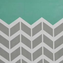 Darcy 100% Microfiber Printed Shower Curtain - Teal -Bathroom Products Store GUEST b3b15289 be69 45b7 96ea 2212f63481aa