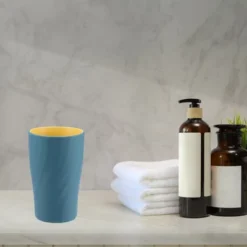 Unique Bargains Spiral Pattern Bathroom Tumblers Bathroom Toothbrush Cup 5.00''x3.15'' 380ml -Bathroom Products Store GUEST b56fb510 1ab6 4e5e 8ac5 790e805ada01