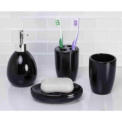 Home Basics 4 Piece Bath Accessory Set Home Basics 4 Piece Bath Accessory Set -Bathroom Products Store GUEST b616b1f7 b951 4ca3 99a9 be64afcfc287